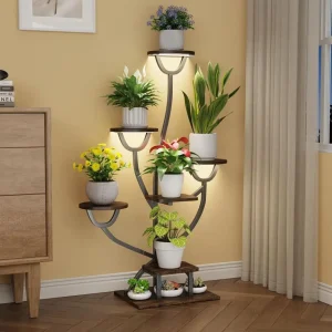 Plant Stand with Grow Lights/Ideal for Living Room or Bedroom