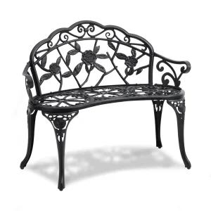 Wooden Metal Bench 480 lbs Load Capacity