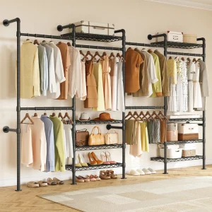 Industrial Pipe Closet Organizer System/Garment Rack